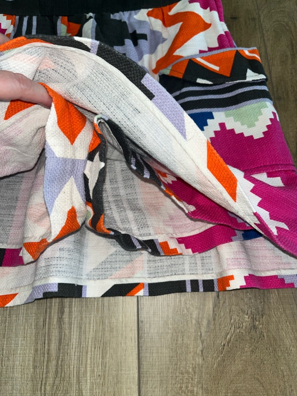 Tibi Navajo Strapless Mini Dress Tribal Print Pink Multi 4 Aztec Y2K Festival - Picture 7 of 15